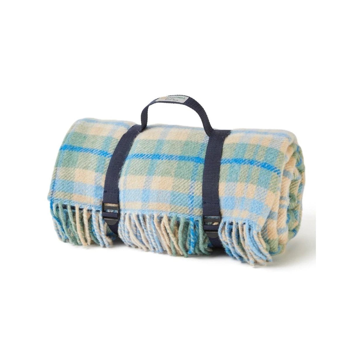 Picknickkleed Polo Cottage Blauw - Wol - Waterdicht - 145x183cm - Tweedmill by MoodCompanyNL