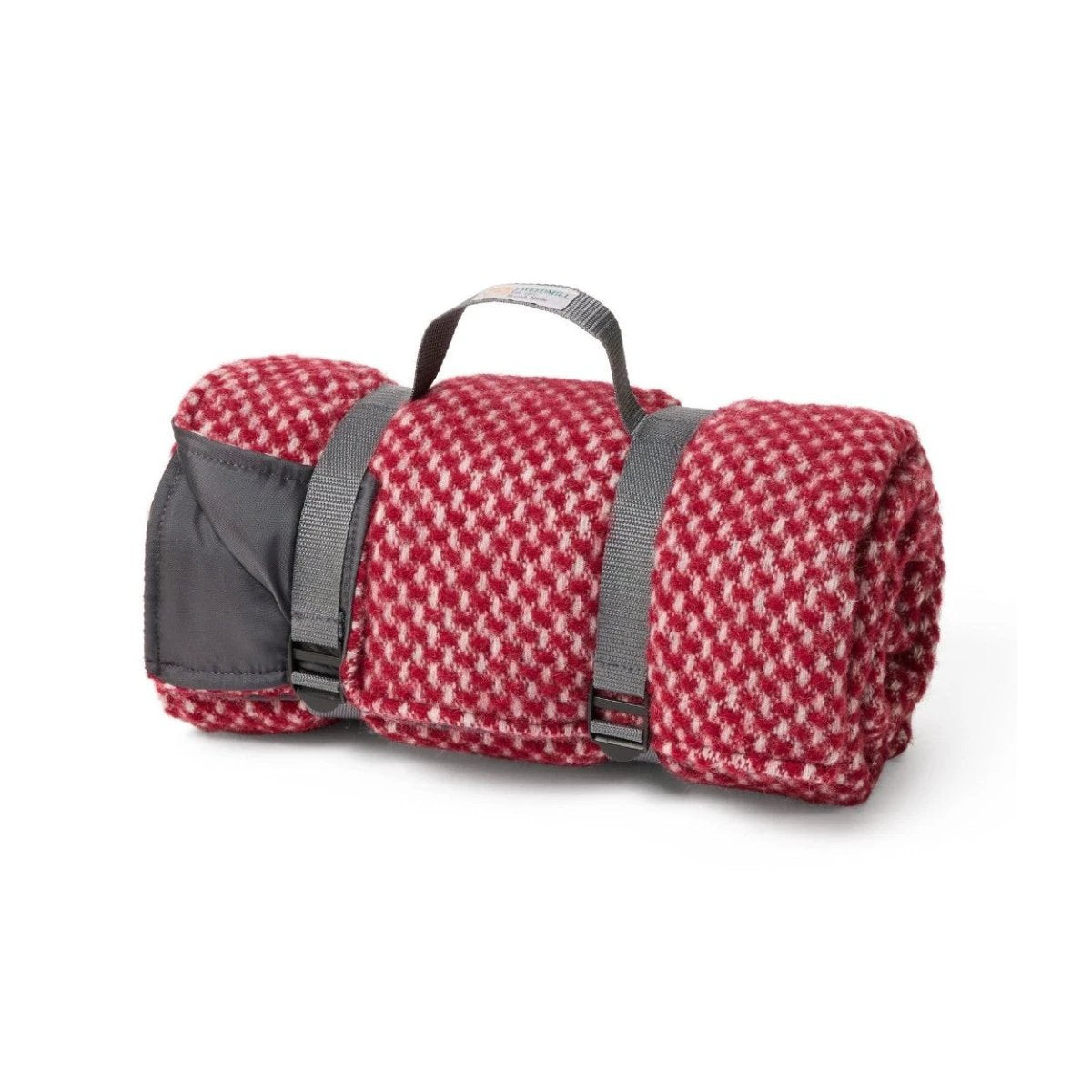 Picknickkleed Roll Twill Chilli Pepper - Wol - Waterdicht - 145x145cm - Tweedmill by MoodCompanyNL