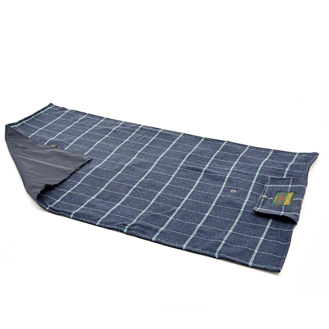 MoodCompanyNL - Picknickkleed Walker Navy - Tweed - Waterdicht - 66 × 98cm - Tweedmill - 5060567822908