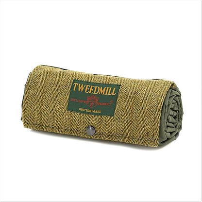 Picknickkleed Walker Olive - Tweed - Waterdicht - 66 × 98cm - Tweedmill by MoodCompanyNL