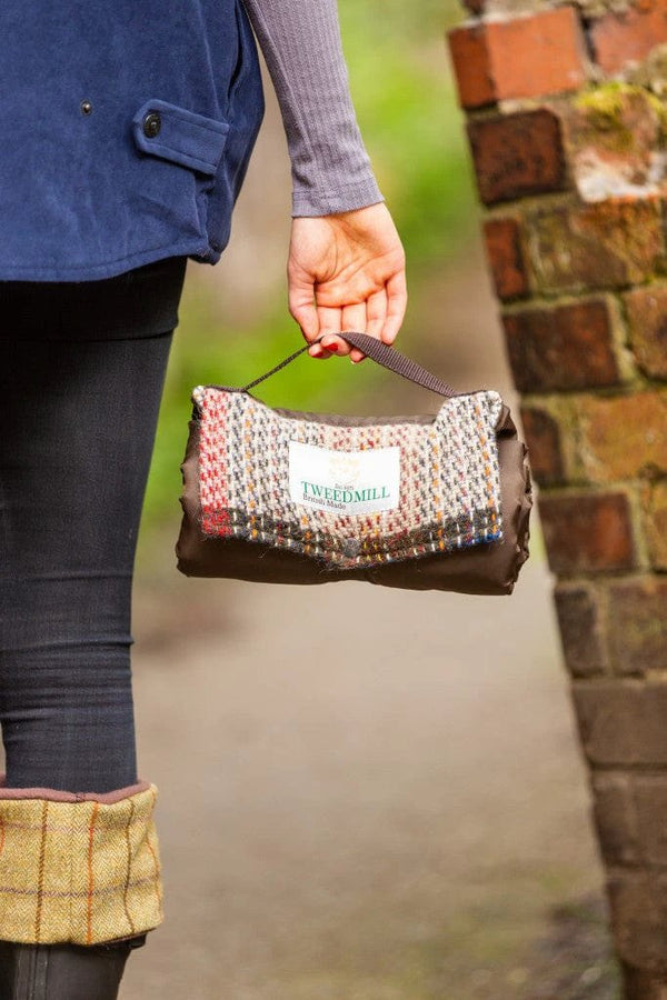Picknickkleed Walker Op goed geluk - Gerecycled Wol - Waterdicht - 66 × 98cm - Tweedmill by MoodCompanyNL