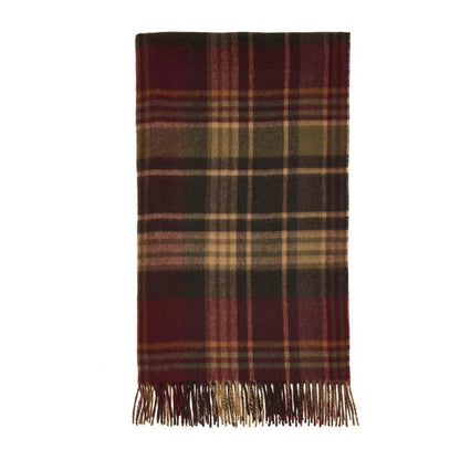 Mood Company - Plaid Estate Bordeaux - Country Side Collection - Merino Lamswol - 140x185 - Bronte by Moon Scotland - 6151220219261