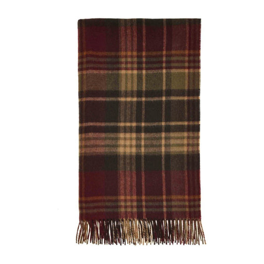 Mood Company - Plaid Estate Bordeaux - Country Side Collection - Merino Lamswol - 140x185 - Bronte by Moon Scotland - 6151220219261