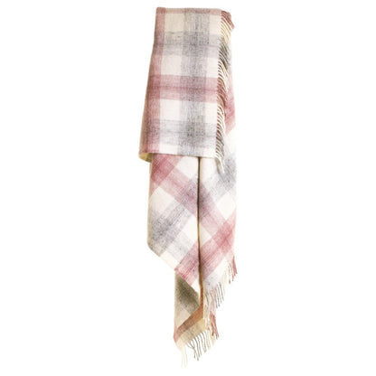 Mood Company - Plaid Meadow Dusky Roze - 150x183 - Nieuw Wol - Tweedmill UK - 5060567827453