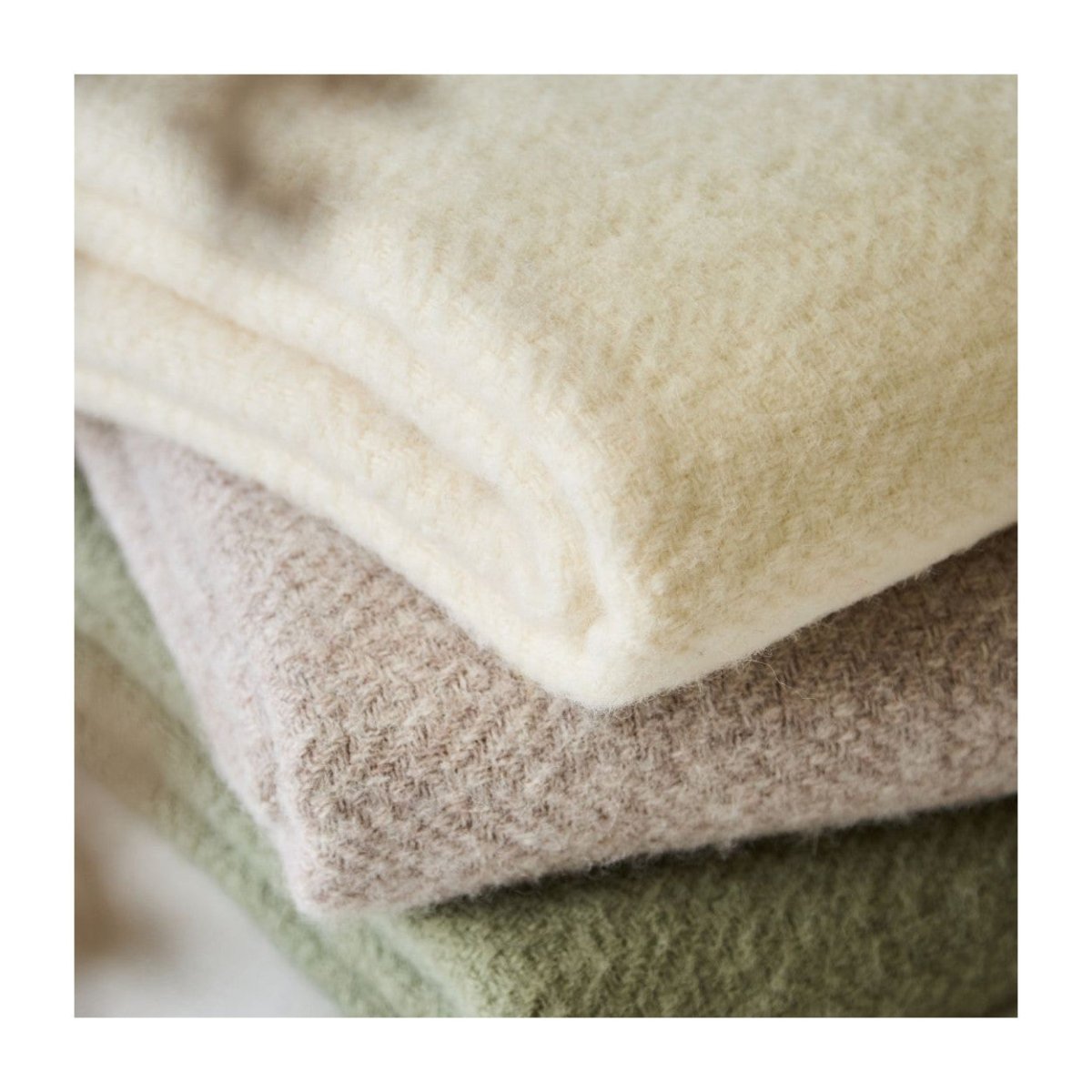 Mood Company - Plaid Moorland Sage – Pure New Wool – 130x200 cm - Tweedmill - 5060958306260