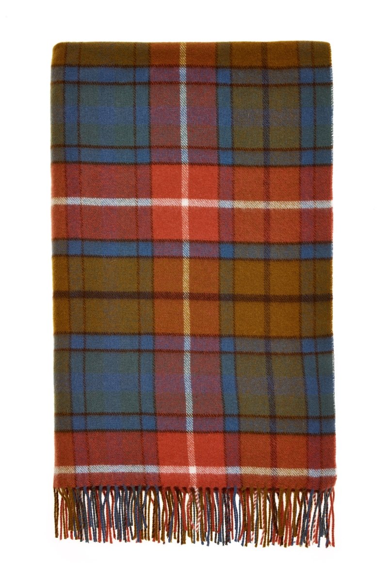 MoodCompanyNL - Plaid Tartan Antique Buchanan - Merino Lamswol - 140x185 - Bronte by Moon Scotland - 5057900079167