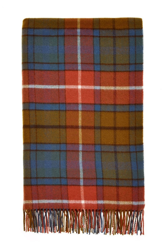MoodCompanyNL - Plaid Tartan Antique Buchanan - Merino Lamswol - 140x185 - Bronte by Moon Scotland - 5057900079167