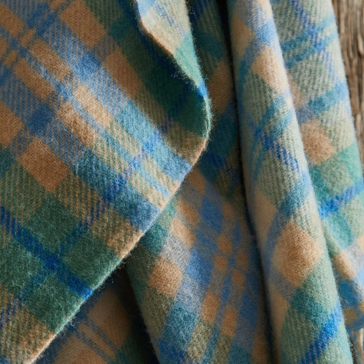 MoodCompanyNL - Plaid Tartan Cottage Blauw 150x183 - Nieuw Wol - Tweedmill UK - 5060958301531