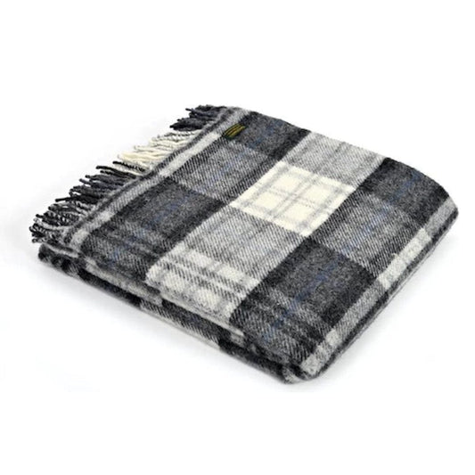 MoodCompanyNL - Plaid Tartan Cottage Grijs - 150x183 - Nieuw Wol - Tweedmill UK - 5060067701314