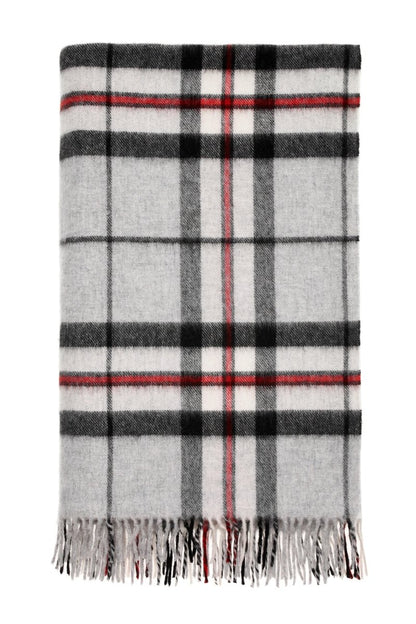 MoodCompanyNL - Plaid Tartan Grey Tompson - Merino Lamswol - 140x185 - Bronte by Moon Scotland - 6095647114177