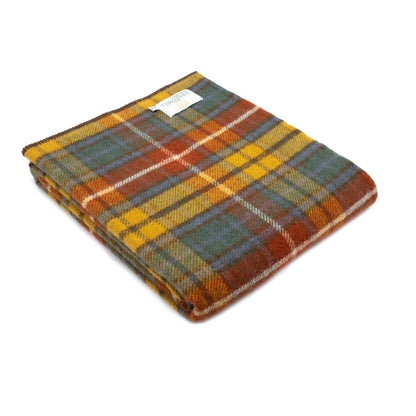 Plaid zonder franje Tartan Antique Buchanan - 150x200 - Nieuw Wol - Tweedmill UK by MoodCompanyNL