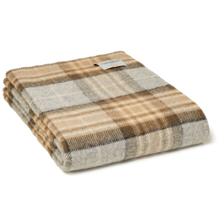 MoodCompanyNL - Plaid zonder franje Tartan McKellar - 150x200 - Nieuw Wol - Tweedmill UK - 5060958305126