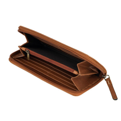 MoodCompanyNL - Portemonnee Groen Tartan & Leer | Compact & Klassiek | Das Impex - 5056703020734