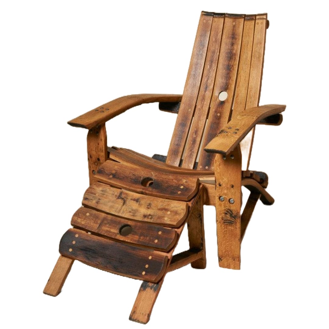 Mood Company - PRE ORDER Adirondack Stoel met Voetenbank – Darach Scotland - 