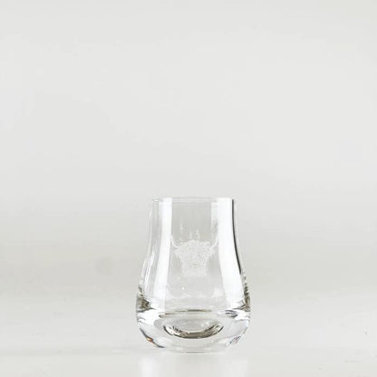 Proefglas Gegraveerd met Schotse Hooglander - Just Slate Company Scotland by MoodCompanyNL