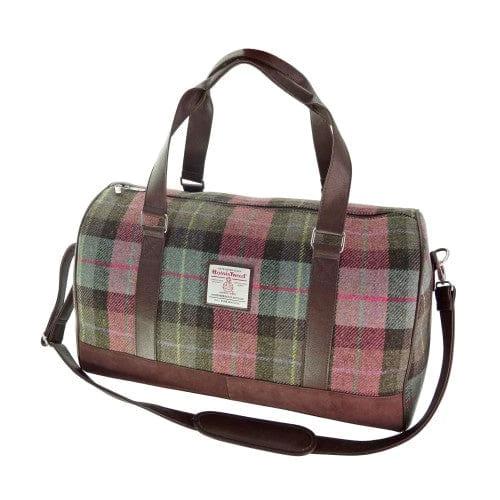 Reistas Clyde Gedempt Groen & Paars Tartan - Harris Tweed - Extra Groot - Glen Appin of Scotland by MoodCompanyNL