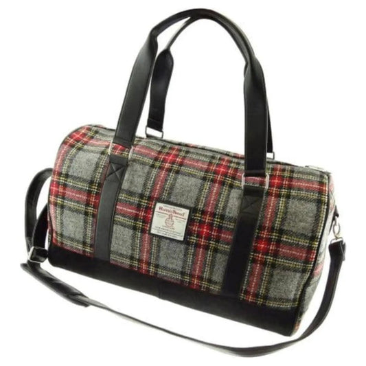 Mood Company - Reistas Clyde Grijs Rood - Harris Tweed - Extra Groot - Glen Appin of Scotland - 5060631373268