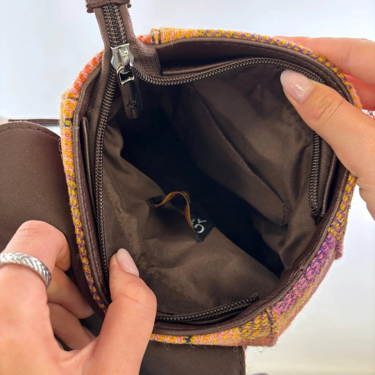 harris tweed tummel mini backpack Small but perfectly formed Stylish Backpack Tummel Turquoise Mini