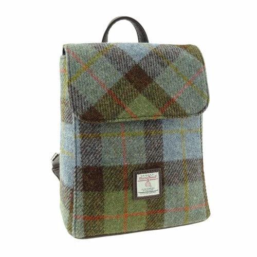 Rugzak Tummel Tartan MacLeod - Mini - 26x21x12 - Harris Tweed - Glen Appin of Scotland by MoodCompanyNL