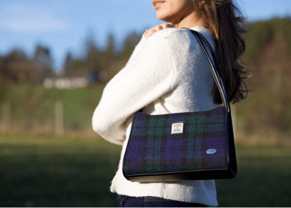 Mood Company - Schoudertas Fiddich Blackwatch - Small - Ritssluiting - Harris Tweed - Glen Appin of Scotland (kopie) (kopie) - 5061035014450