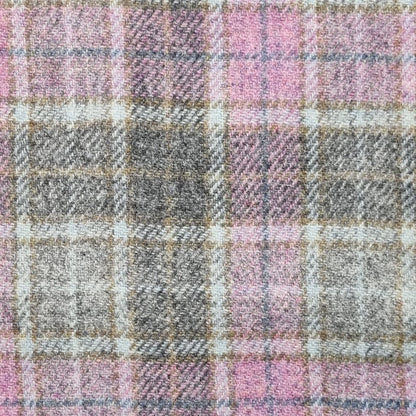 Mood Company - Schoudertas Fiddich Zacht Roze Buchanan - Small - Ritssluiting - Harris Tweed - Glen Appin of Scotland - 5060959027096