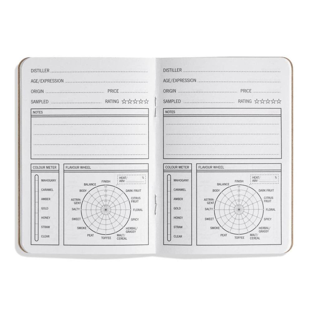 MoodCompanyNL - Scotch Whisky Registratieboekje - Whiskydagboek - 33 Books USA - 689466694284