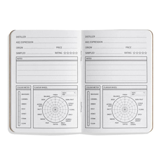 MoodCompanyNL - Scotch Whisky Registratieboekje - Whiskydagboek - 33 Books USA - 689466694284