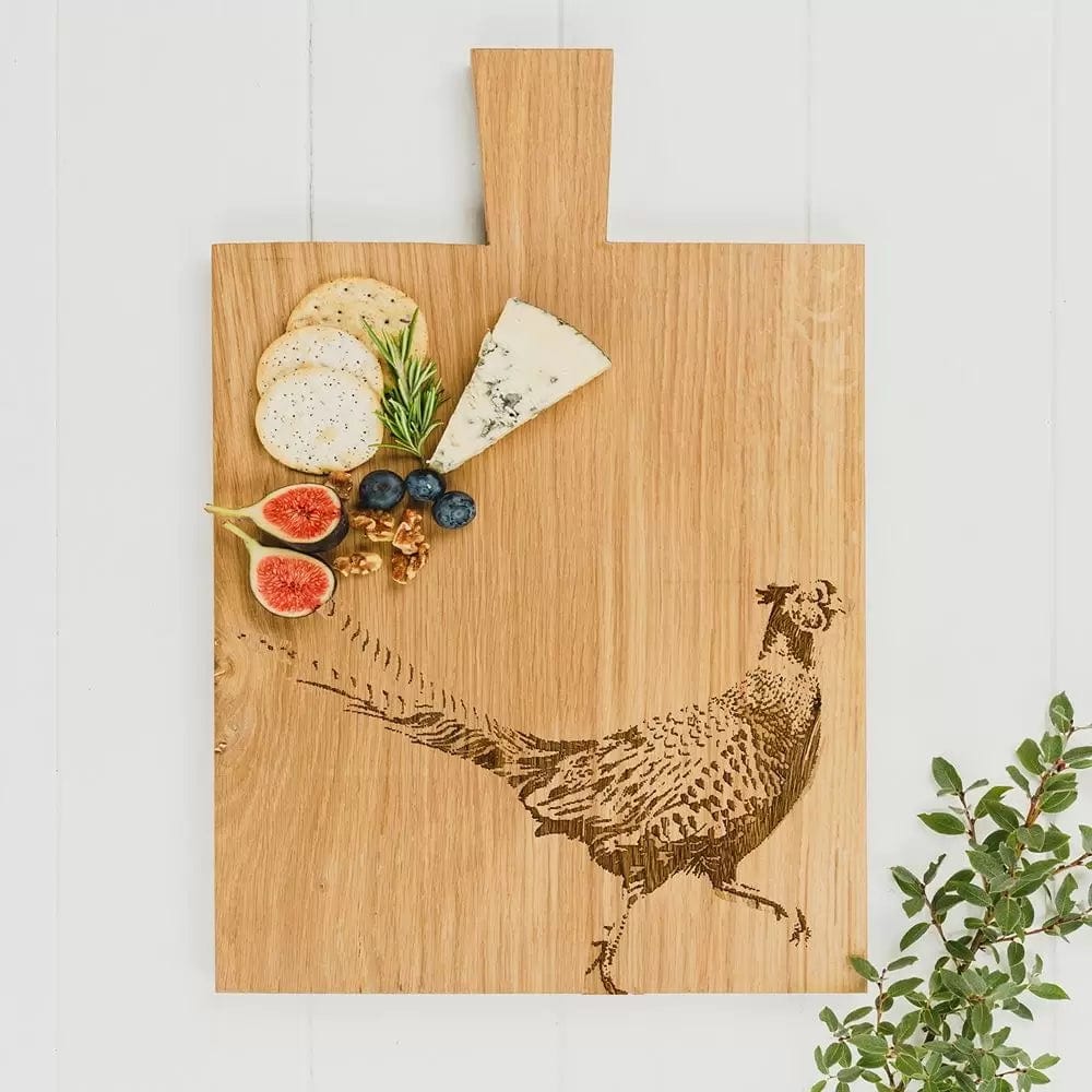 MoodCompanyNL - Serveerplank Fazant Medium - 35x25 - Schots Eikenhout - Scottish Made - 5060718710658