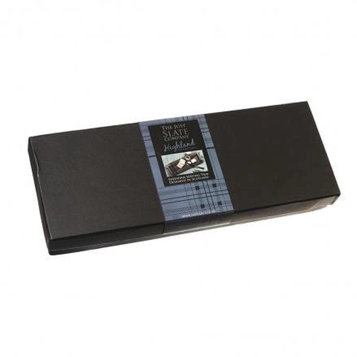 Serveerplank met Schotse tartan design - 42x15 - Sheesham hout - Just Slate Company Scotland by MoodCompanyNL