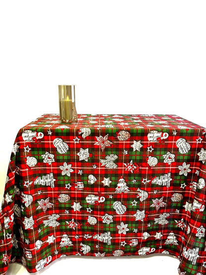 Servetten Tartan Kerst Rood - 40x40 - 2 stuks! - Katoen - Mood Company by MoodCompanyNL
