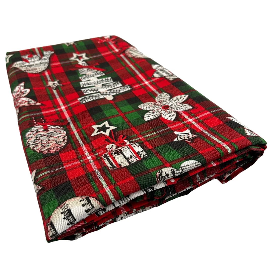 Servetten Tartan Kerst Rood - 40x40 - 2 stuks! - Katoen - Mood Company by MoodCompanyNL