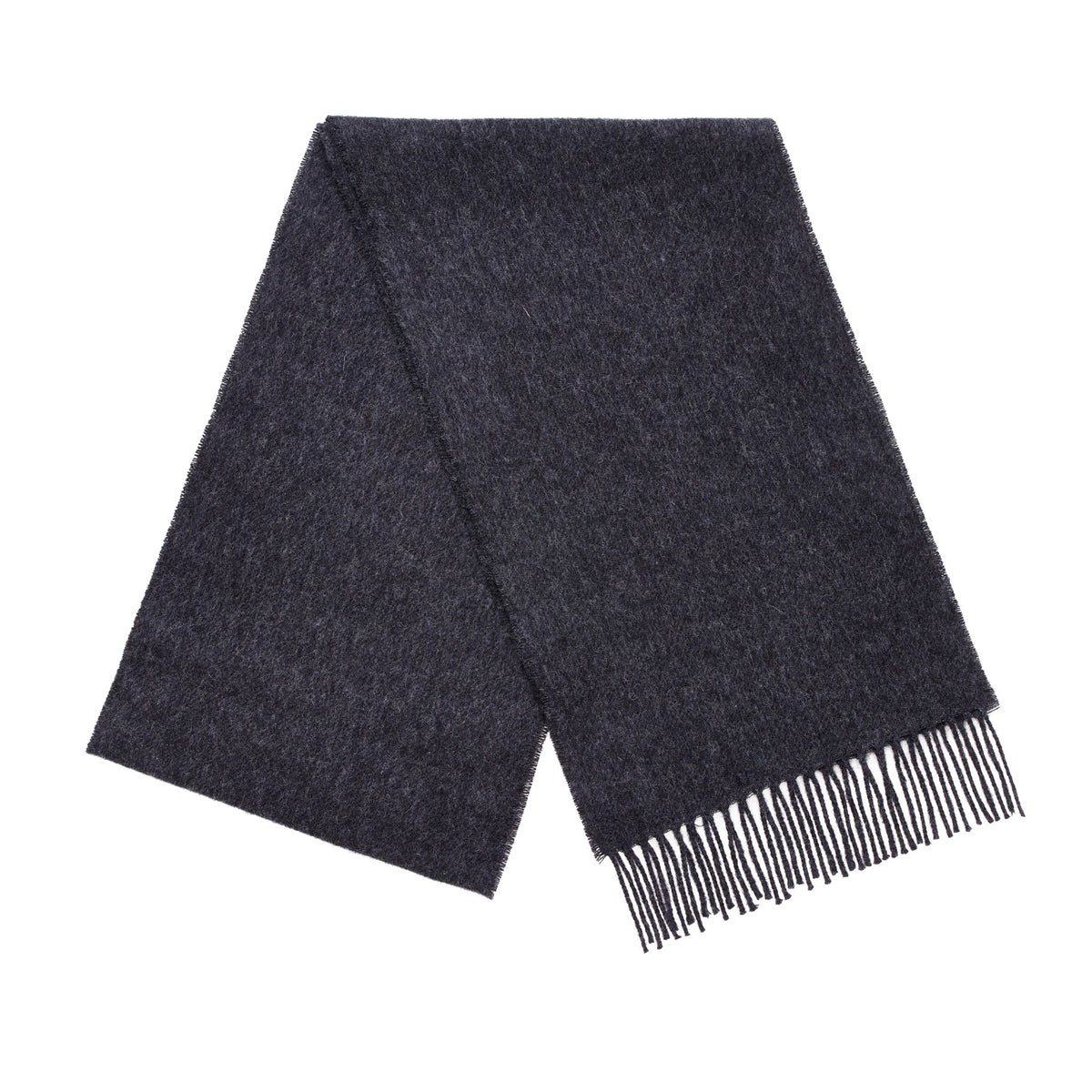 Mood Company - Sjaal Effen Antraciet (Dark Charcoal) - Merino Lamswol - 25 x 190 - Bronte by Moon - 6151224679627