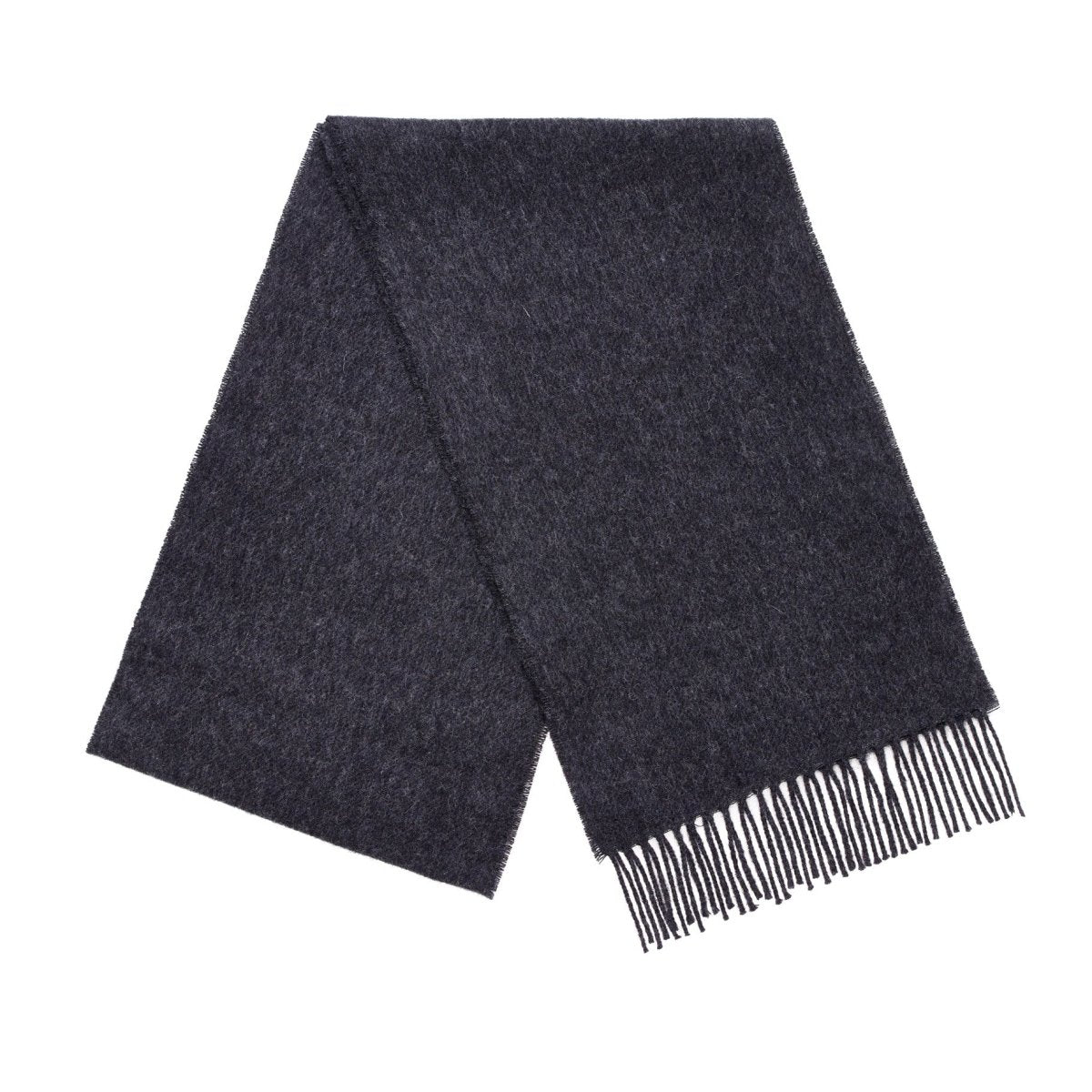 Mood Company - Sjaal Effen Antraciet (Dark Charcoal) - Merino Lamswol - 25 x 190 - Bronte by Moon - 6151224679627