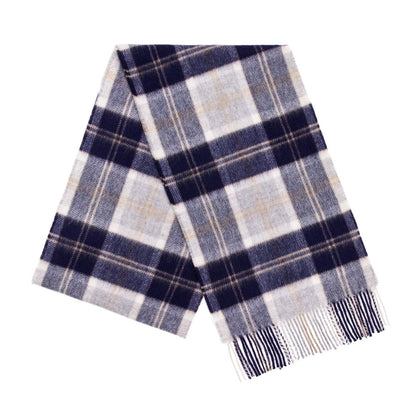 Mood Company - Sjaal Tartan Bannockbane Silver - Merino Lamswol - 25 x 190 - Bronte by Moon - 6095653540564