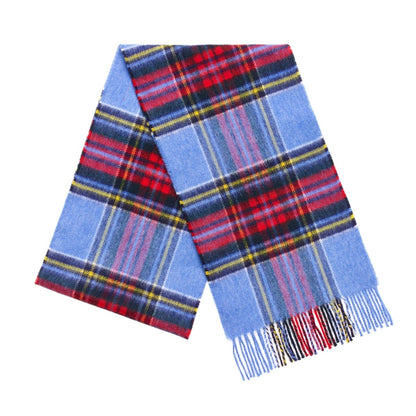 Mood Company - Sjaal Tartan Blue Vintage Stewart - Merino Lamswol - 25 x 190 - Bronte by Moon - 6151223778758