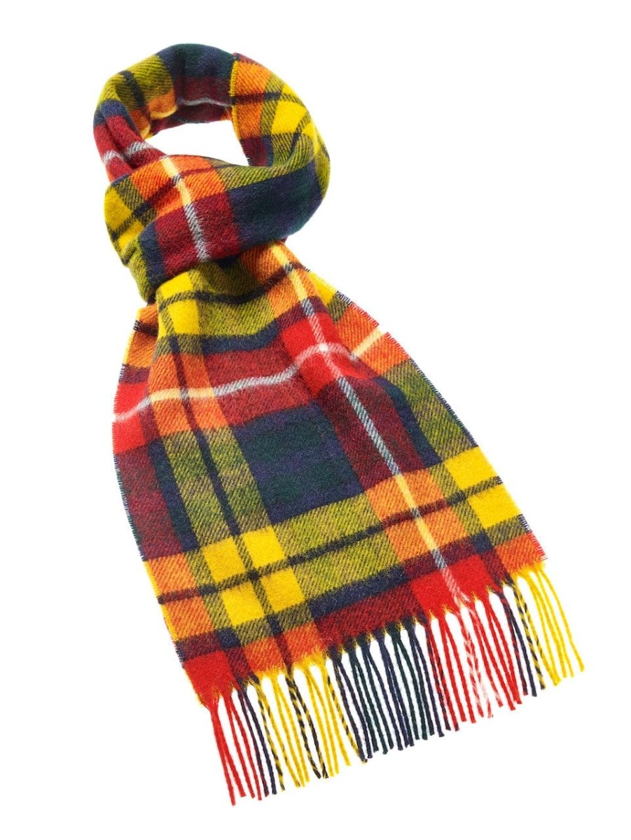 MoodCompanyNL - Sjaal Tartan Buchanan - Meriono Lamswol - 25 x 190 - Bronte by Moon Scotland - 6095656429453