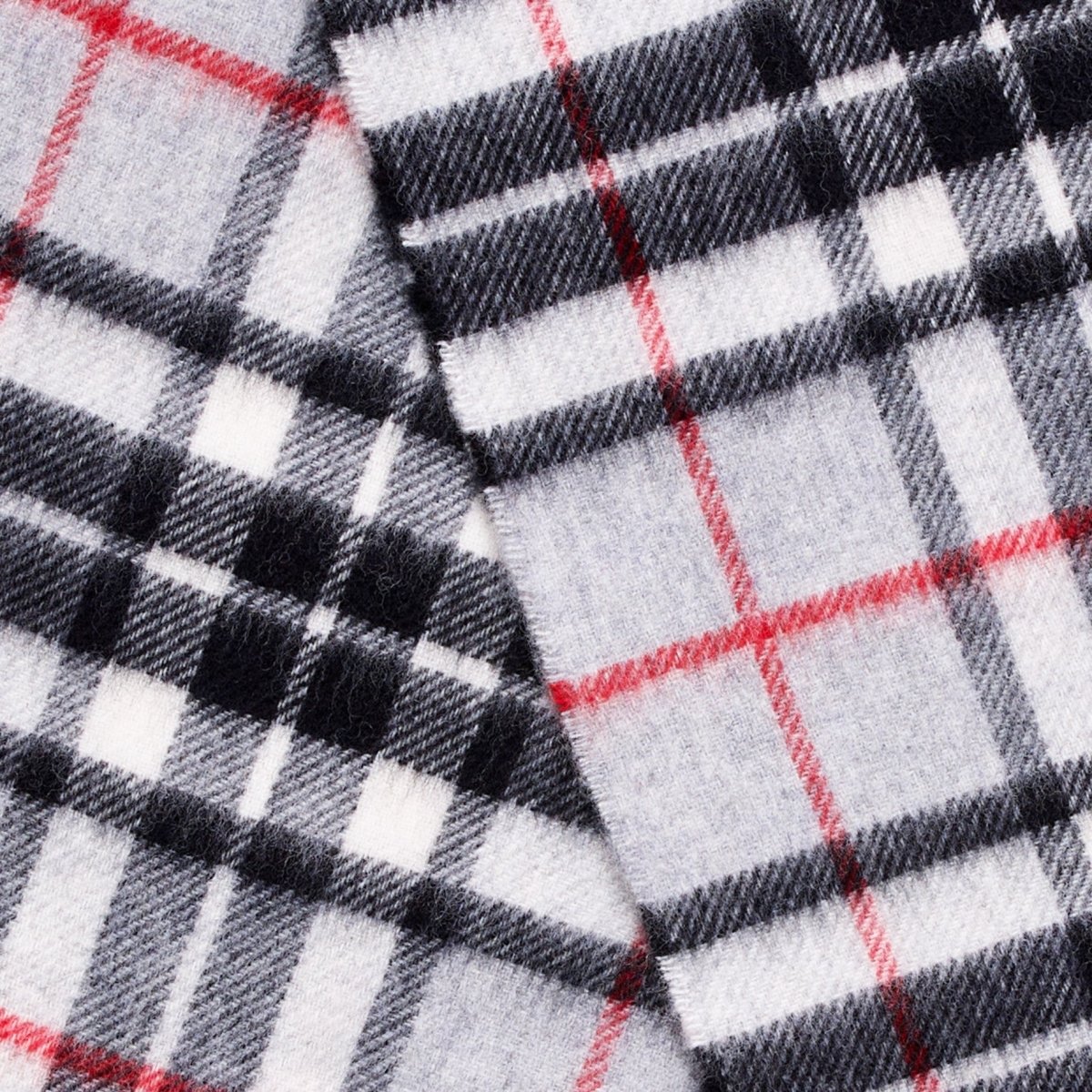 Mood Company - Sjaal Tartan Grey Thompson - Merino Lamswol - 25 x 190 - Bronte by Moon - 6095633566515