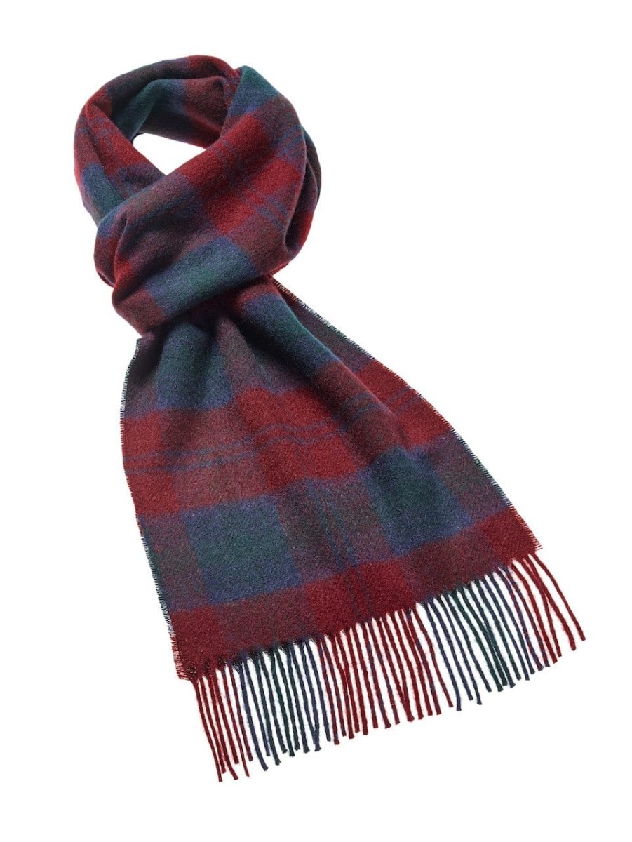 MoodCompanyNL - Sjaal Tartan Lindsay - Meriono Lamswol - 25 x 190 - Bronte by Moon Scotland - 6095654465484