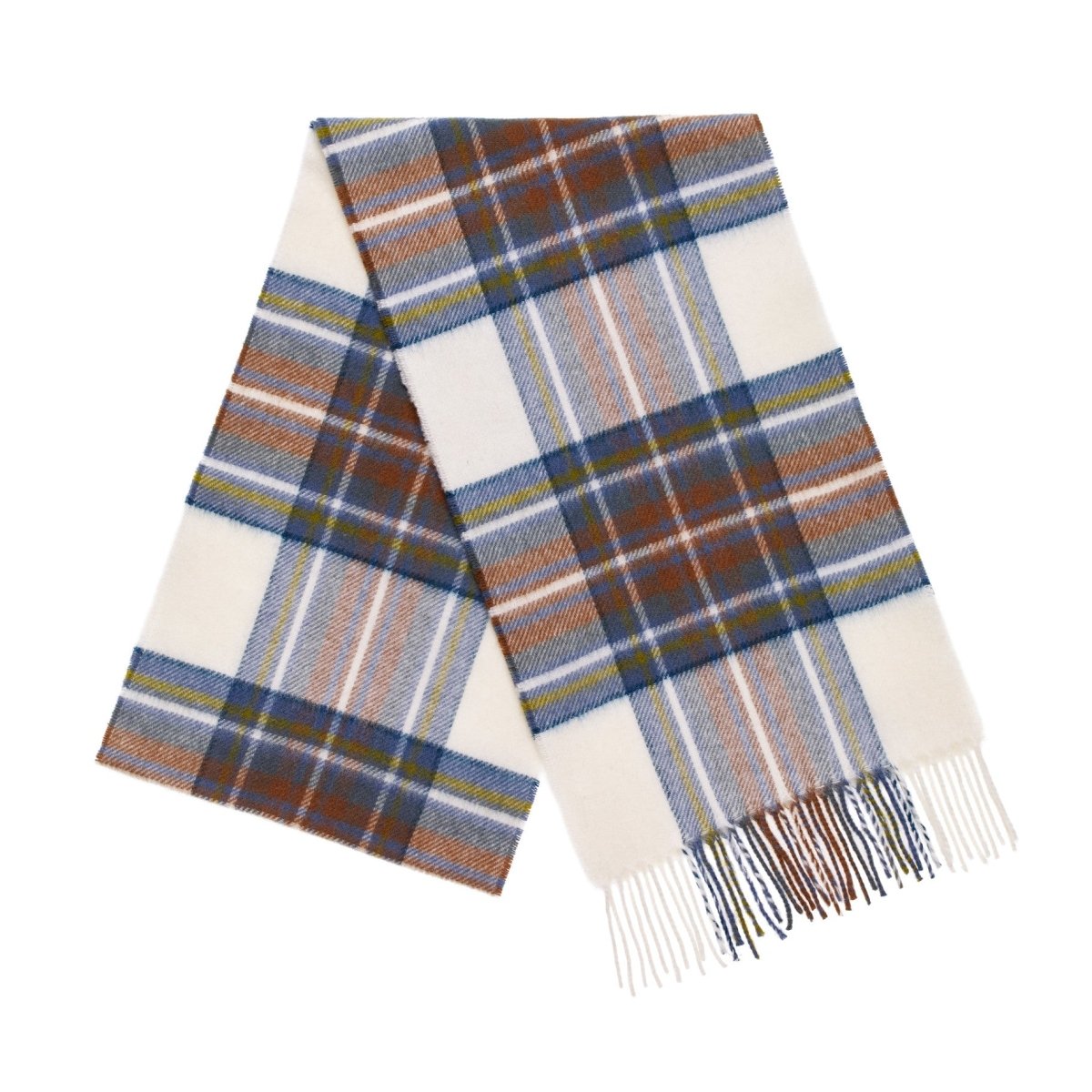 Mood Company - Sjaal Tartan Muted Blue Stewart - Merino Lamswol - 25 x 190 - Bronte by Moon - 6095635622608