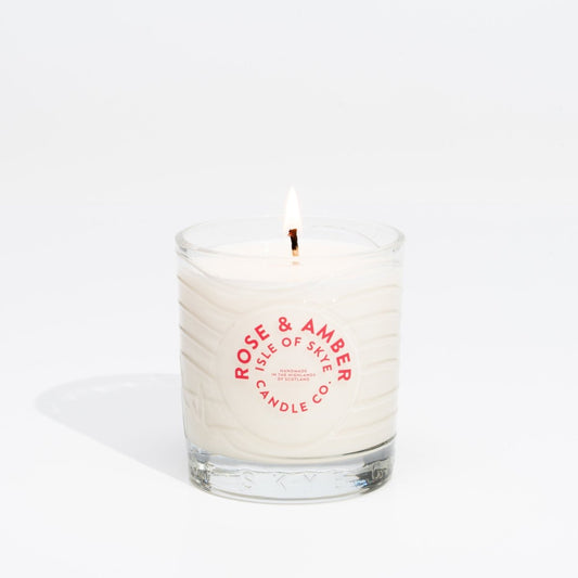 Mood Company - Sojawaskaars Rose & Amber - Island Tumbler - Handgemaakt - 35 uur - Isle of Skye Candle Company - 