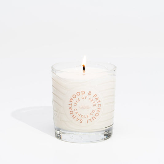 Mood Company - Sojawaskaars Sandalwood & Patchouli - Island Tumbler - Handgemaakt - 35 uur - Isle of Skye Candle Company - 