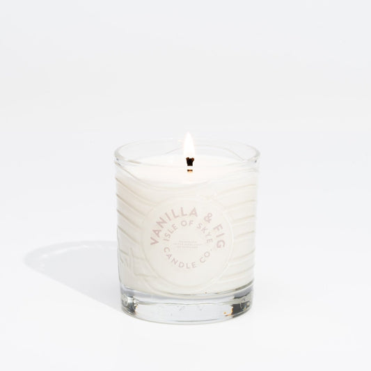 Mood Company - Sojawaskaars Vanilla & Fig - Island Tumbler - Handgemaakt - 35 uur - Isle of Skye Candle Company - 