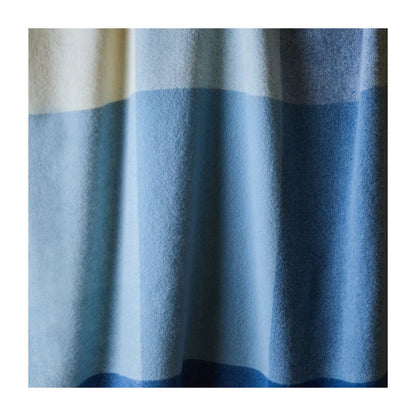 Mood Company - Sprei Paddock Check Blue Jay – Pure New Wool – 140x240 cm - Tweedmill - 5060958306208