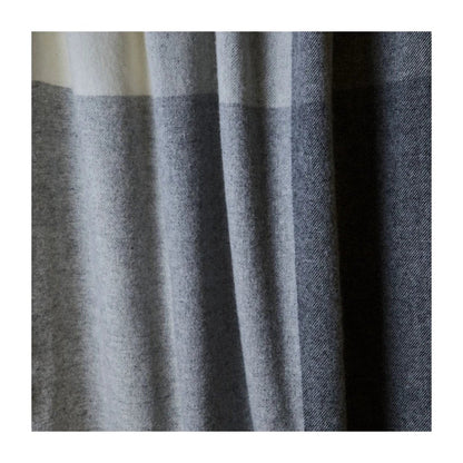 Sprei Paddock Check Charcoal – Pure New Wool – 140x240 - Tweedmill by Mood Company