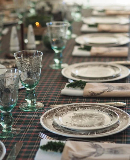 Tafelkleed Tartan Groen Medium - 120x140 - Katoen - Mood Company by MoodCompanyNL