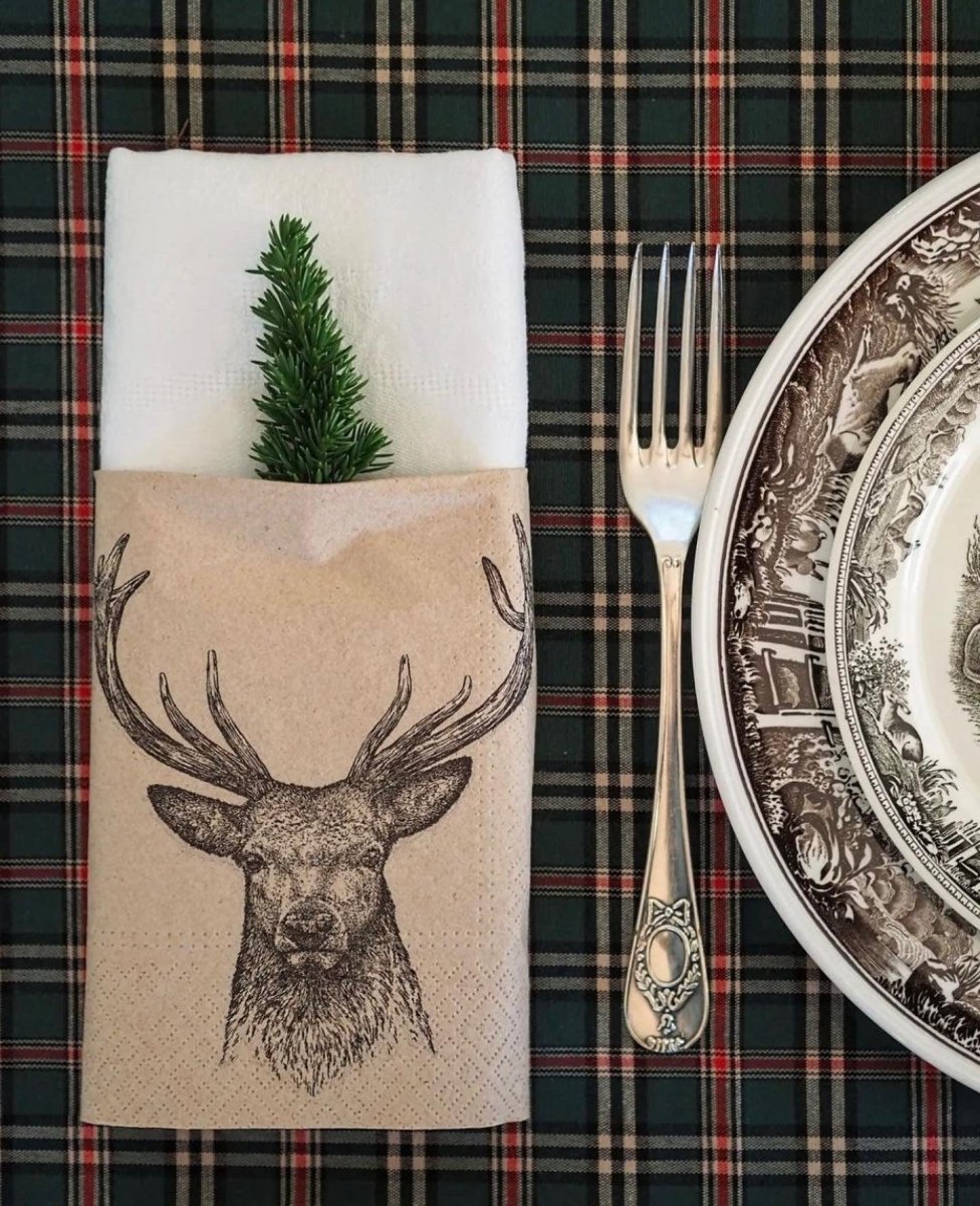 MoodCompanyNL - Tafelkleed Tartan Groen XL - 140x300 - Katoen - Mood Company - 6095655644642