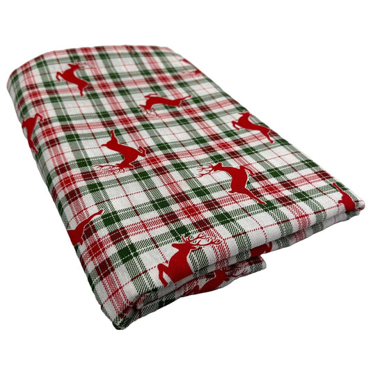 MoodCompanyNL - Tafelkleed Tartan Rendier Large - 140x220 - Katoen - Mood Company - 6095655163198