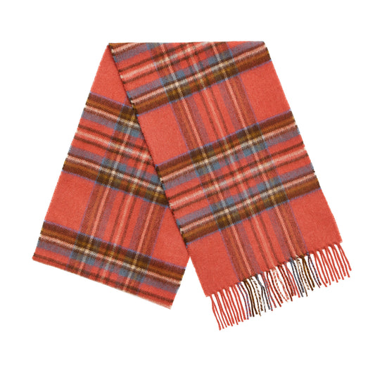 Mood Company - Sjaal Tartan Antique Royal Stewart - Merino Lamswol - 25 x 190 - Bronte by Moon