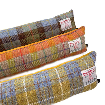 MoodCompanyNL - Tochtstopper Paars Oranje - Harris Tweed - Verzwaard - 95 - 100 cm - Handgemaakt in Schotland - Caroline Wolfe Murray - 6095634333376