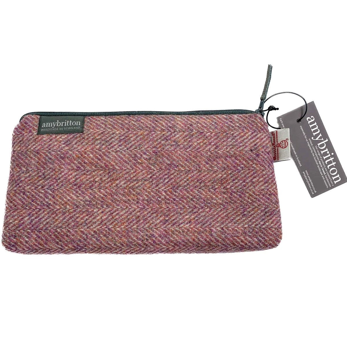 Toilettas Roze - Harris Tweed - Amy Britton by MoodCompanyNL